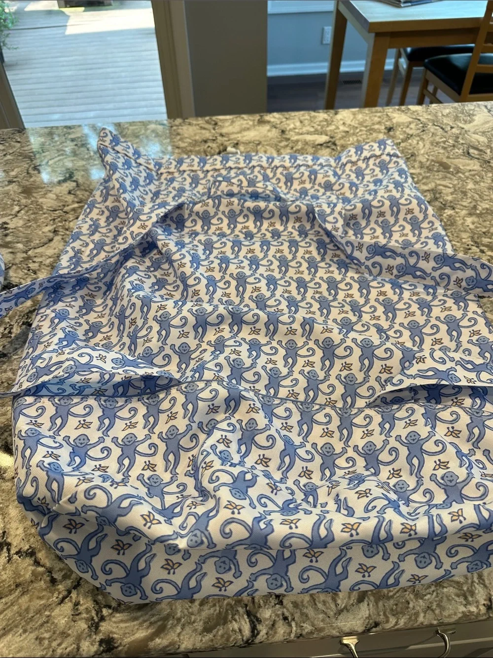 Pottery Barn Teen Roller Rabbit Blue Laundry Bag & Shower Caddy